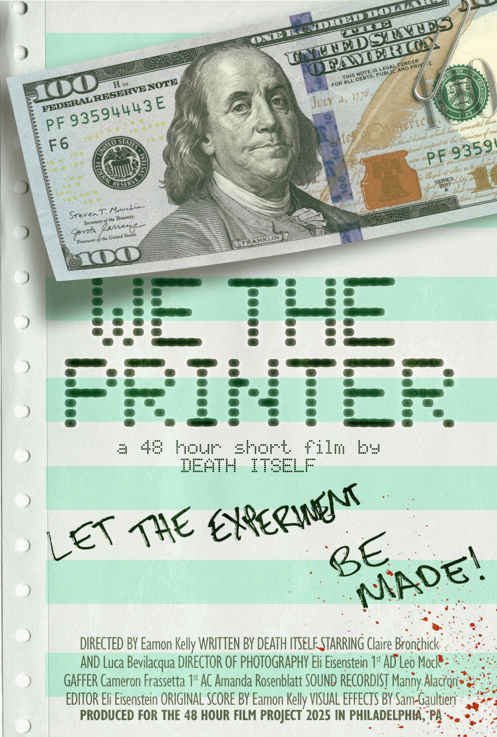 Filmposter for We The Printer